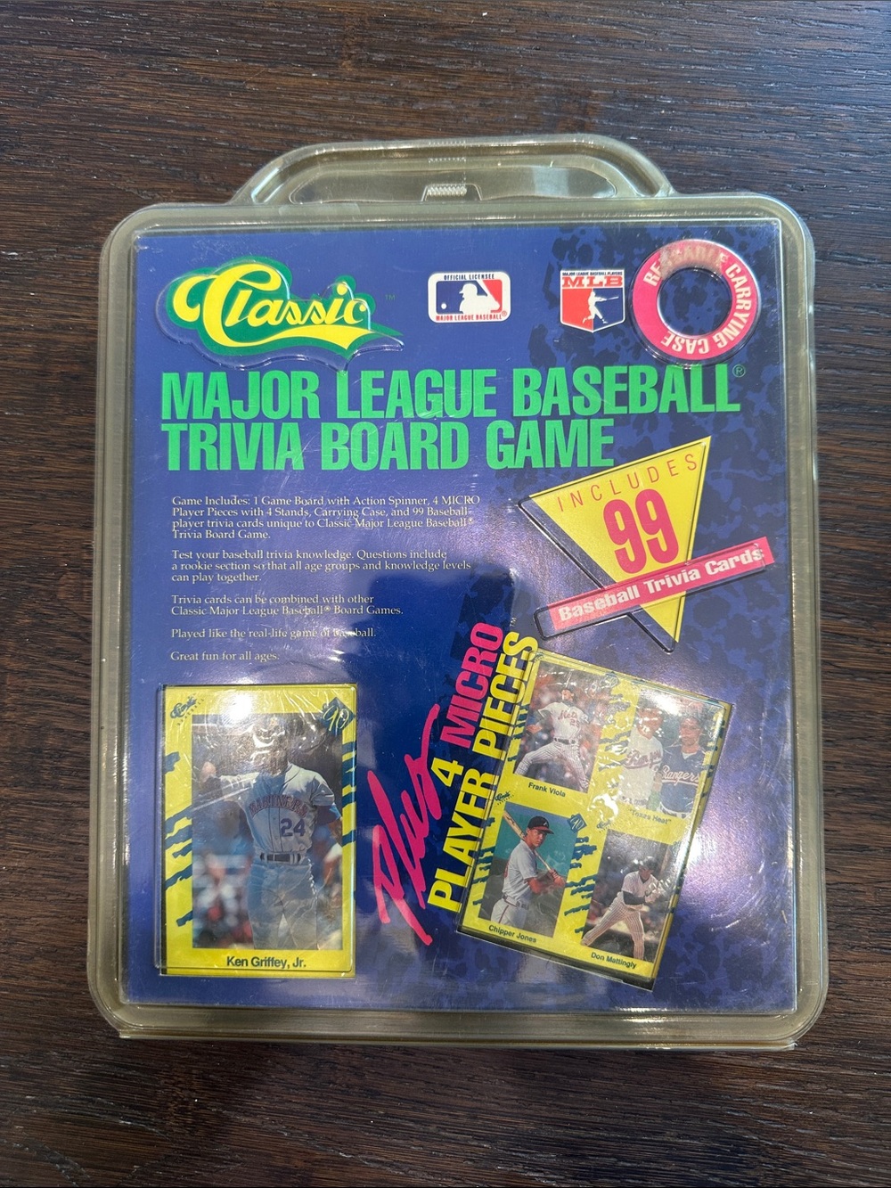 Classic Major League Baseball Trivia Board Game – Blue & Green Accents